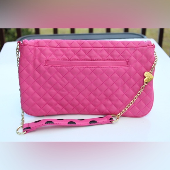 Betsy Johnson dots enough shoulder bag - Picture 8 of 10